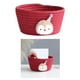 thumbnail image 5 of Caja organizadora de cepillo de maquillaje perfecl personaje de dibujos animados Pingüino rojo, 5 of 8