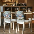 thumbnail image 5 of TSOVTHRID Snowman Holly Pinetree Print Chair Covers Dining Room Seat Covers Dining Chairs Slipcovers Chair Back Slip Cover for Home Kitchen Farmhouse Christmas Decor, Set of 2, 5 of 7