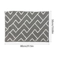 thumbnail image 3 of Diatom Mud Bath Mat Entrance Doormat, Multicolor, 50 x 80 cm Non-Slip Water Absorbent, Machine Washable Entryway Floor Rug, 3 of 6