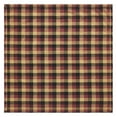 thumbnail image 2 of VHC Brands Heritage Farms Primitive Check Table Topper 40x40, Kitchen and Dining Room Decor, Tabletop Accessory, Cotton, Heritage Farms Collection, Square 40x40, Deep Burgundy, 2 of 3