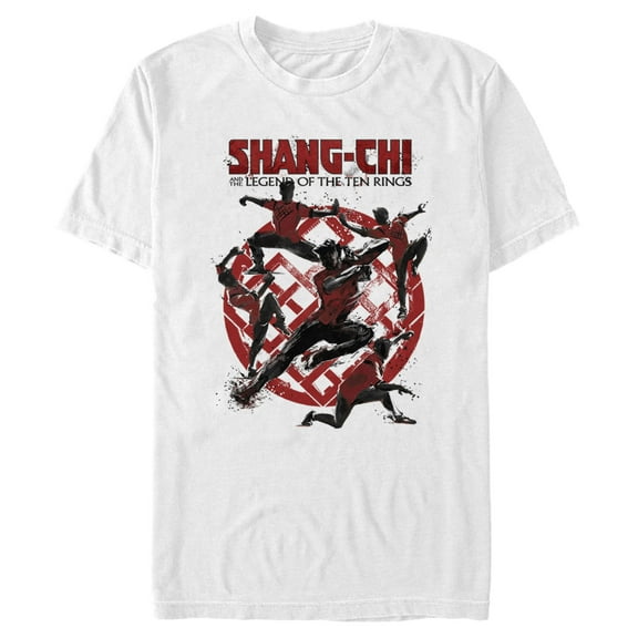 Men's Shang-Chi and the Legend of the Ten Rings Action Logo  Graphic Tee White Large