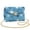 Blue Sea Turtle Starfish, variant on Christmas Dachshund Dog Red Print Small Crossbody Bag for Women Casual Leather Crossover Shoulder Bag Christmas Women's Cross Body Handbags with Anti-Theft Zipper