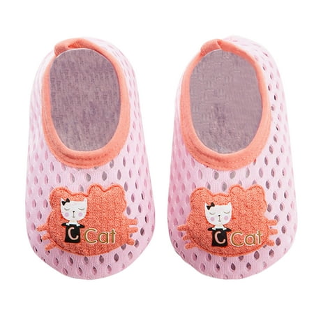 

Penkiiy Spring Summer Baby Socks Floor Socks Anti-skid Cool Insulation Indoor Soft Soled Shoes Socks Ankle Support First Walkers Baby Shoes 12-18 Months On Clearance