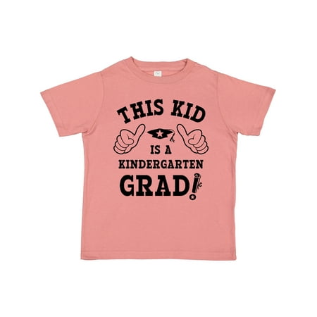 

Inktastic This Kid Kindergarten Grad Gift Toddler Boy or Toddler Girl T-Shirt