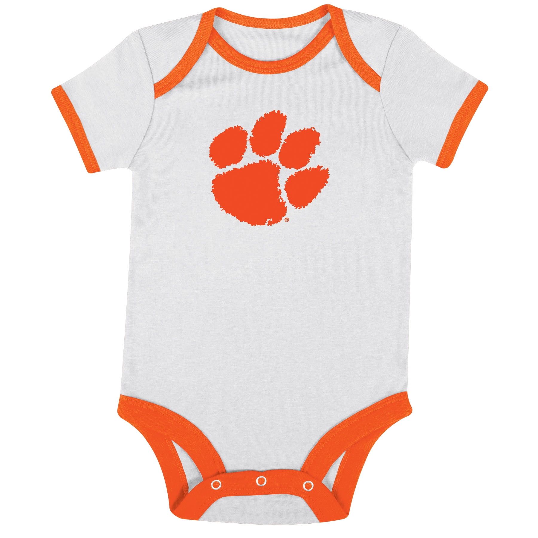 NCAA Clemson Tigers Infant & Toddler Onesies, 3-Pack