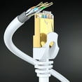 thumbnail image 3 of Cat 7 Ethernet Cable 100 ft - High-Speed Cat7 Internet & Network LAN Patch Cables, RJ45 Connectors - Perfect for Gaming, Streaming, and More (White), 3 of 7