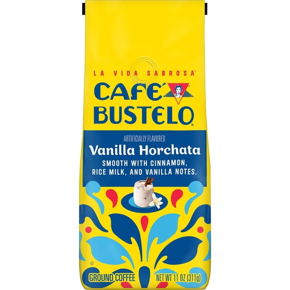 Café Bustelo Vanilla Horchata Artificially Flavored Ground Coffee, 11-Oz. Bag