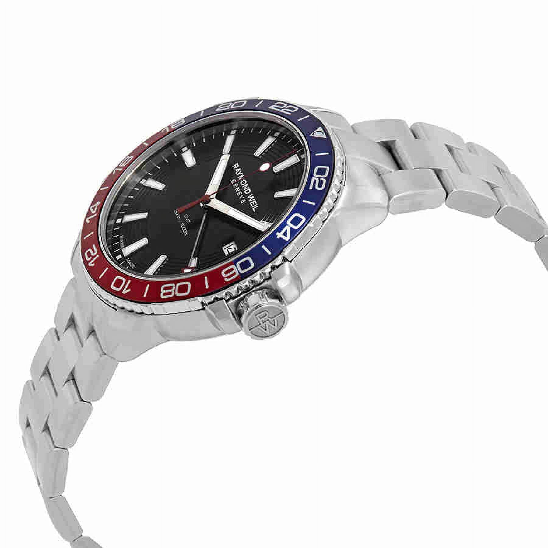 Raymond Weil Tango Black Dial Pepsi Bezel Men's Watch 8280