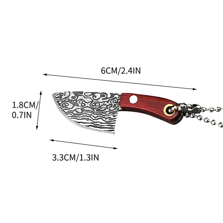 Small Portable Outdoor Knife Sharpener Mini Keychain Knife