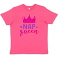 thumbnail image 3 of Inktastic Nap Queen, Crown, Stars - Pink Purple Youth T-Shirt, 3 of 5