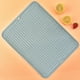 thumbnail image 1 of Almohadilla para escurridor de platos, mantel individual antideslizante para encimera de cocina, fregadero, gris, 1 of 6