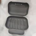 thumbnail image 4 of Contenedor de jabón impermeable, lavable, gris, caja de jabón portátil con cerradura para el hogar, viajes al aire libre, 4 of 12