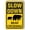 Slow Down Sign 01, variant on Slow Down Sign,Squirrel Crossing Sign Slow Down Signs for Yard Neighborhoods 8"×12"