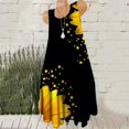 thumbnail image 2 of Robe Sans Manches à Imprimé Soleil Mode Décontractée pour Femmes 2022 TP-8TG, 2 of 6