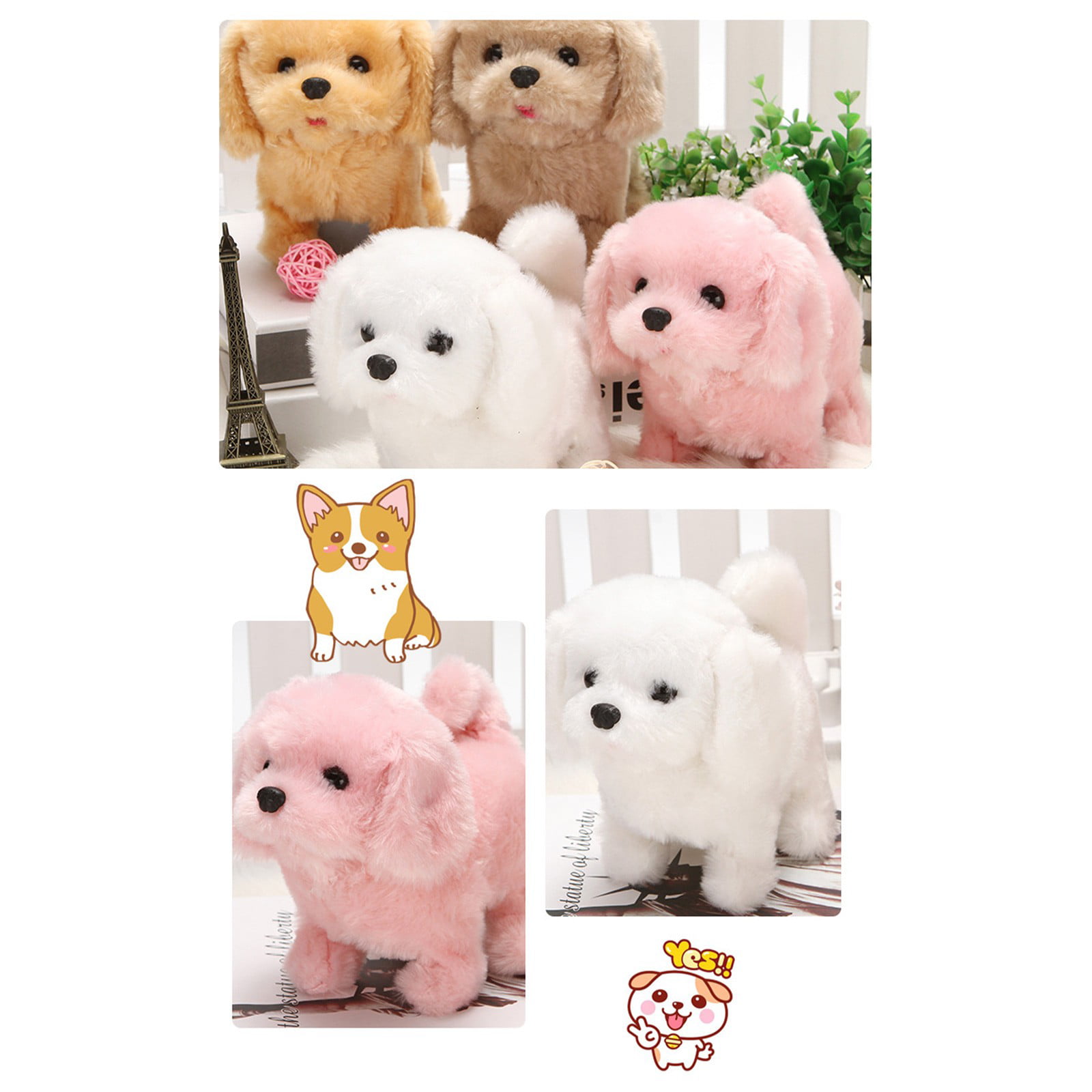Pet Squeaky Toy Dog Boredom Buster Newspaper Simulation Toy, Random Color  1pc