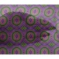 thumbnail image 4 of oneOone Viscose Chiffon Fabric Floral Mandala Block Print Sewing Fabric BTY 42 Inch Wide, 4 of 4