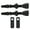 Black, variant on Bike Valves Stem Caps for Tubeless Bike Tires 60mm Bicycles Tubeless Valves Stem