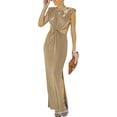thumbnail image 3 of SAYOO Vestido de Verano para Mujer con Abertura Larga 2022, Color sólido Liso Sin Mangas con Cuello en O Irregular Dividido Vestido Hueco, Fiesta de Verano para Mujer/Club/Bar Estilo Trajes Largos SAYOO  casual, 3 of 5