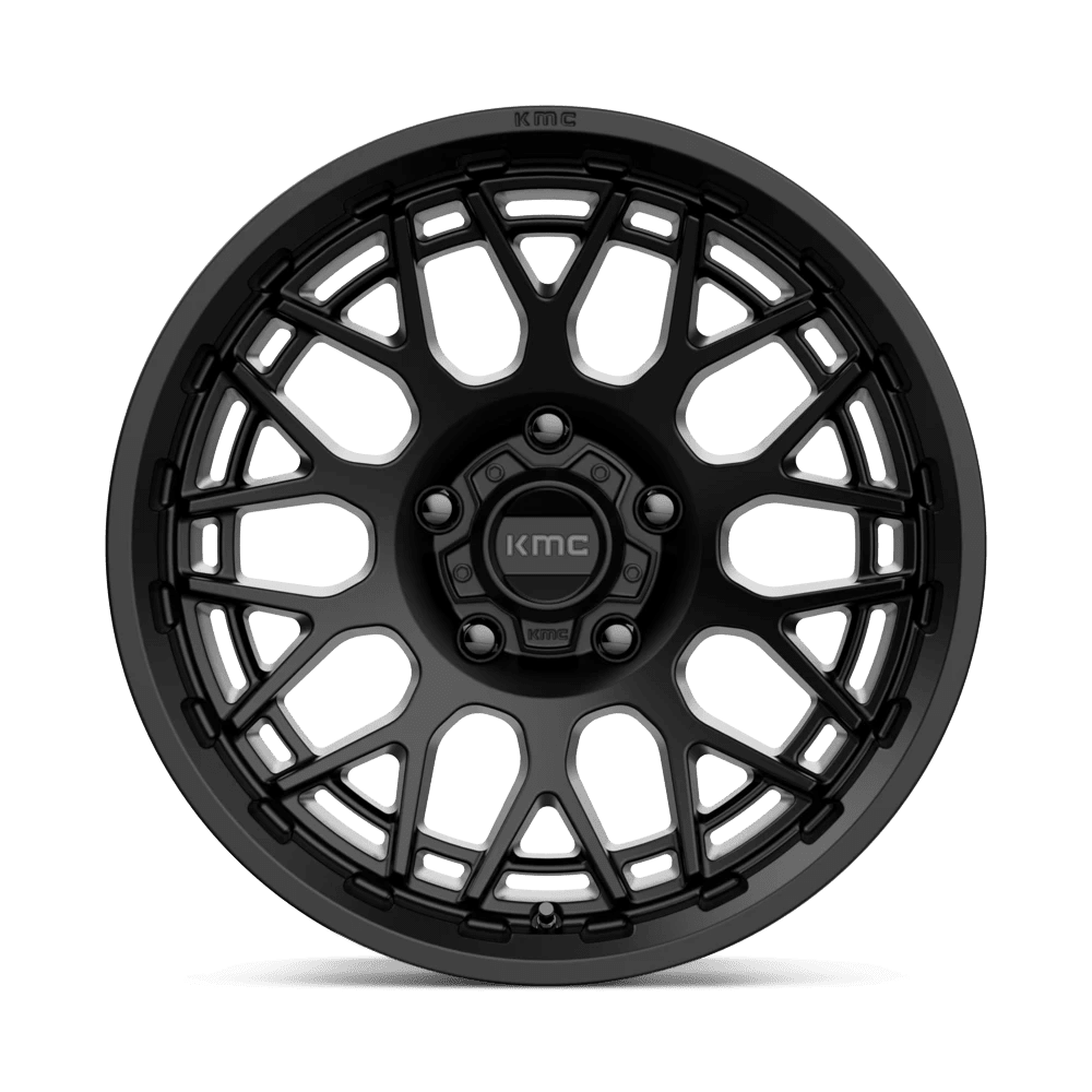 KMC Aluminum Rim KM722 TECHNIC 20X9in Satin Black Finish, KM72229063700