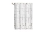 thumbnail image 4 of carr Blanc Rideau De Douche Avec Des Crochets, 180x180cm Rideaux De Douche, Anti Moisissure Rideau De Salle De Bain Tissu Poliéster Lavables Imper, 4 of 5