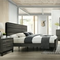 thumbnail image 2 of Contemporary 5 Bedroom Furniture, Antique Grey Finish, Queen Bed, Dresser, Mirror, Night Stand, Chest. Wood Veneer, Aggregation In Grey, Low Profile Requirement, 5, 2 of 5