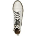 thumbnail image 3 of Sam Edelman Womens Lenley Leather Combat & Lace-up Boots Ivory 6.5 Medium (B,M), 3 of 3