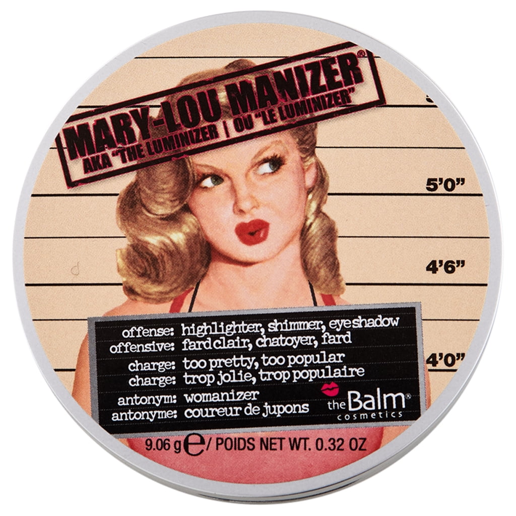 theBalm, Mary-Lou Manizer Highlighter, Shadow and Shimmer, 0.3 oz