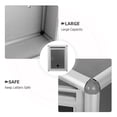 thumbnail image 2 of Lockable Donation Box With Slot Metal Suggestion Box For Public Feedback Mail Collection Box Wall Mount Locking Suggestion Box, 2 of 9