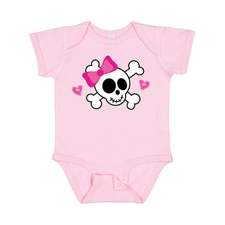 

Inktastic Valentine Holiday Girls Skull Gift Baby Girl Bodysuit