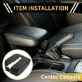 thumbnail image 2 of Cubierta de consola central Unique Bargains para Chevrolet Silverado de cuero de microfibra con negro, 2 of 6