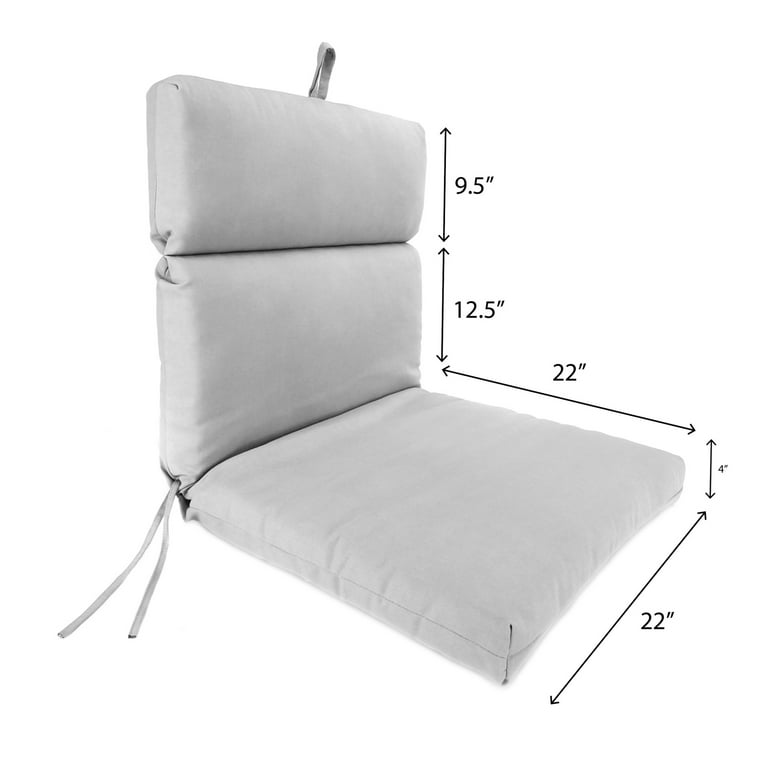 Jordan Manufacturing 44 x 22 Beachcrest Poppy Red Floral Rectangular Outdoor Chair Cushion with Ties and Hanger Loop Walmart
