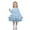 Blue, variant on vigerkar Toddler Girl Dress Ruffle Ribbed Knit Long Sleeve Dresses A-Line Swing Fall Winter Bowknot Casual Cake Dress (Purple, 11-12 Years)