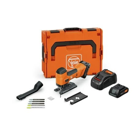 18V F-IRON Jig 26 AS Lithium-Ion Cordless Jigsaw Kit for Metal/Wood with 2 Batteries (4 Ah)