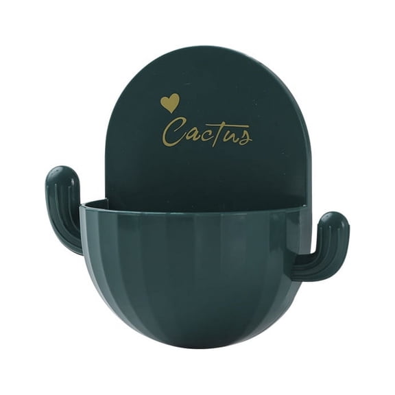 ABS Material Cactus Drainage Soap Box Cute Bathroom Punch-Free Cartoon Soap Box Household Bathroom Or Kitchen Storage Rack