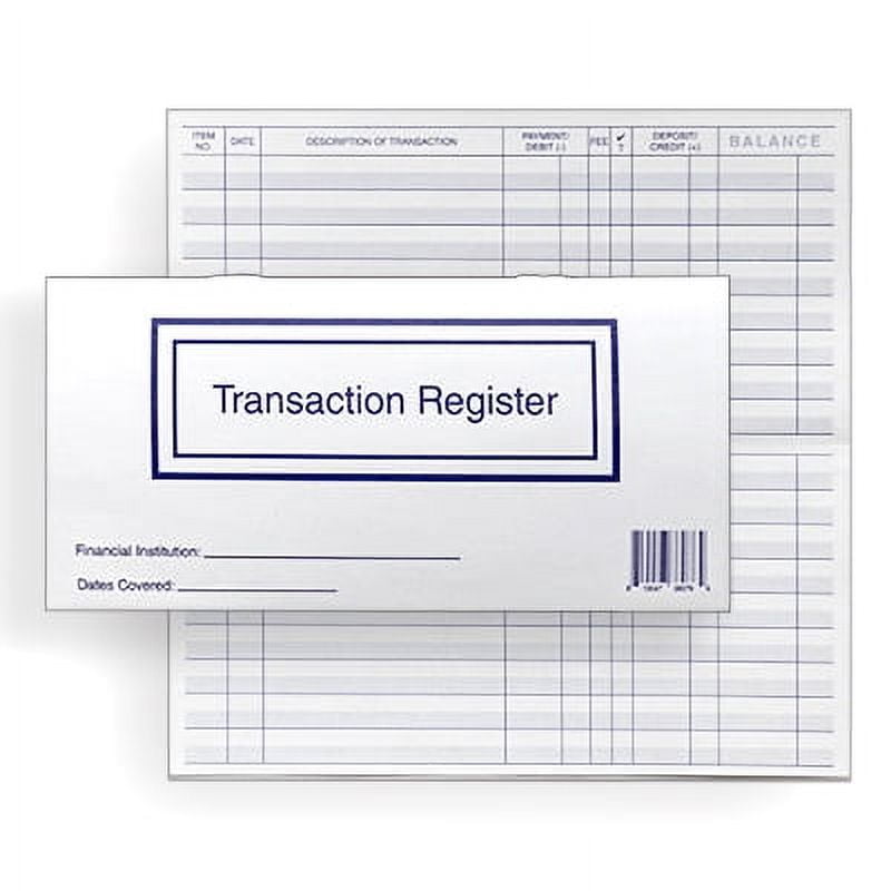 LP Checks Easy-to-Use 2021-22-23 Calendar Transactions Checking Book, 3" x 6"