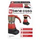 thumbnail image 3 of Bene Casa - Cafetera Espresso Eléctrica 1-3 Tazas Roja, Cafetera Eléctrica Roja de 3 Tasas Modelo BC-95514., 3 of 9