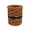 Blue, variant on Amish Utensil Holder Storage Crock Woven Wicker Basket With Solid Oak Bottom (Green)