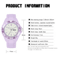 thumbnail image 2 of Findtime Women's Watch Waterproof Nurse Watch Sport Analog Wrist Watches Small Simple Casual Ladies Watch Date Wristwatch Silicone Watch with Second Hand, 2 of 8