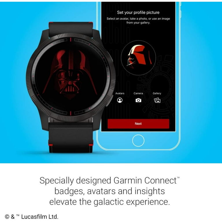 Regn hældning Blodig Garmin Vivoactive 4 Legacy Saga-Darth Vader Watch With Accessories -  Walmart.com