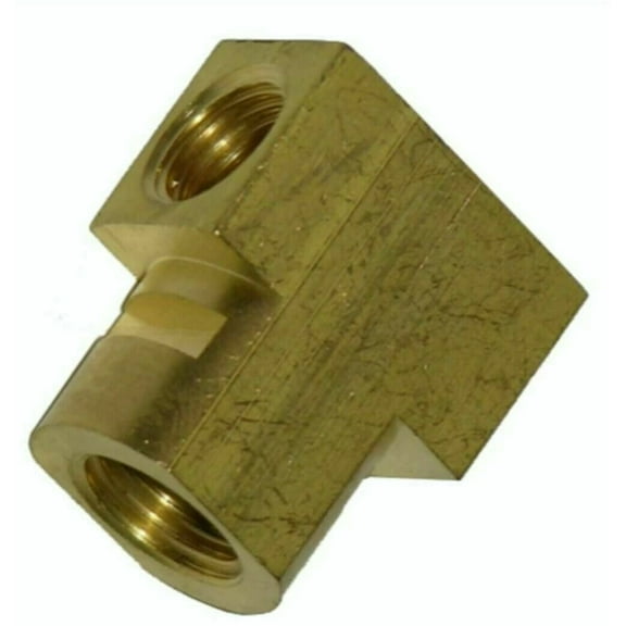 7/16-20 Brass Rear Hose Tee Corvette Camaro Nova Chevy Pontiac Pickup Truck