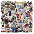 thumbnail image 3 of Pegatina N&S Grand Theft Auto 50PCS para portátil, moto, auto, teléfono, piano, guitarra, patineta, casco, taza, bici, cuaderno, moda niño, adolescente, adulto, 3 of 3