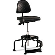 HOZO Products 5120 Task Master Deluxe Industrial Chair (Additional options sold separately), Black