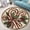 Christmas Candy Cane7, variant on Circle Area Rug, Coding Sunset Nature Pattern Washable Non-Slip Floor Carpet, Soft Rug for Living Room Bedroom Decor 24 Inch