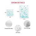thumbnail image 7 of Turquoise Polka Dot Kitchen Dish Towels for Drying Dishes Set of 2, Modern Art Abstract Watercolor Dot Waffle Weave Microfiber Hand Tea Bathroom Towels Quick Dry & Absorbent Towel 15.7x23.6, 7 of 7