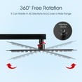 thumbnail image 5 of 1-Spray 10 in. Single Wall Mount Square Fixed Rain Shower Head in Matte Black, 5 of 7