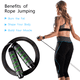 thumbnail image 4 of SpeedJumpCuerdaSkipping-BlazingSalto RápidoCuerdas-ResistenciaEntrenamiento para Boxeo,MMA,Equipo de EntrenamientoArtes Marciales o SimplementeMantenerse en FormaAjustableparaHombres,Mujeres y Niños, 4 of 5