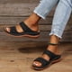 thumbnail image 3 of Sandals Women Dressy Summer Orthotic Flip Flops for Women Open Peep Toe Solid Color Walking, 3 of 5