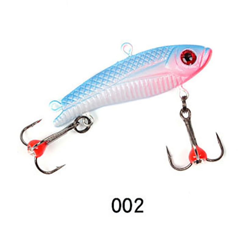 1PCS 50mm Winter Ice Fishing Lure Fake Lure 3D Eyes Artificial Bait