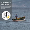 thumbnail image 4 of LNGOOR 4 Claws Folding Anchor Metal Marine Foldable Anchor for Canoes Kayaks Sailboats (Random Color Rope), 4 of 6