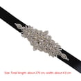 thumbnail image 1 of Wedding Ribbons Bridal Belt Dress Evening party belt Prom Crystal Sashes Evening Party Handmade Rhinestones Waistband, 1 of 8